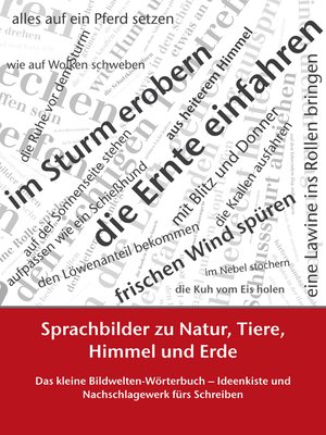 cover image of Sprachbilder zu Natur, Tiere, Himmel und Erde